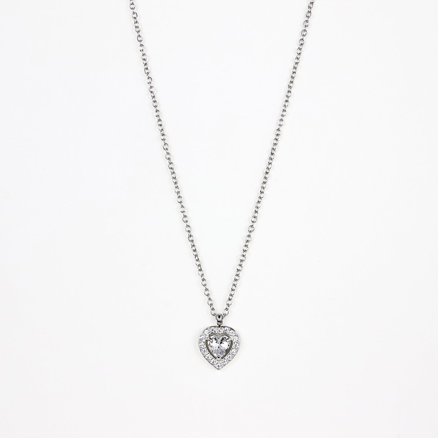 Ciondolo Cuore cristallino