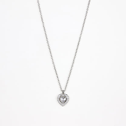 Ciondolo Cuore cristallino