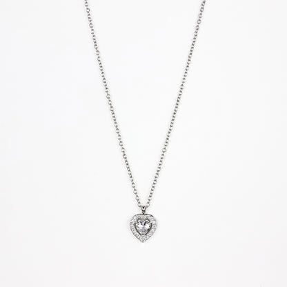 Ciondolo Cuore cristallino