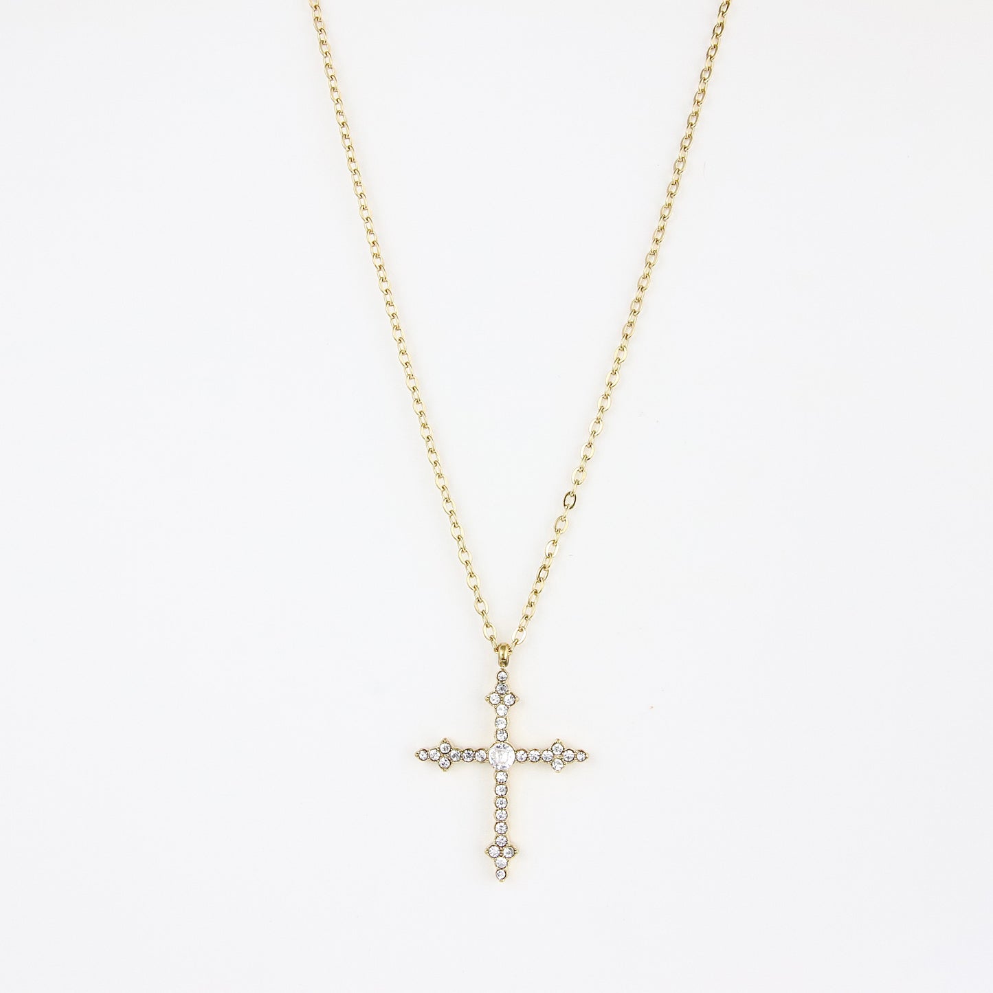 Ciondolo Croce dorata