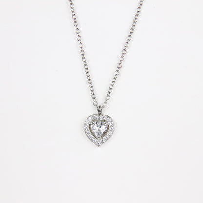 Ciondolo Cuore cristallino