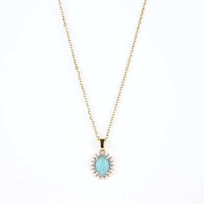 Ciondolo con Perla verde