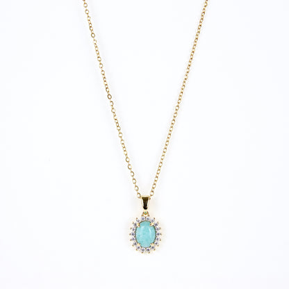 Ciondolo con Perla verde