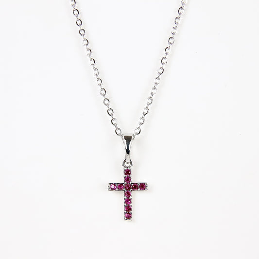 Ciondolo Croce Rosso