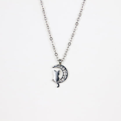 Ciondolo Luna e gattino