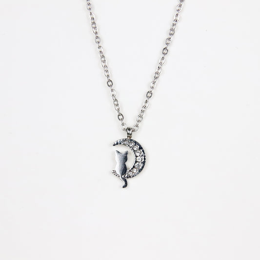 Ciondolo Luna e gattino
