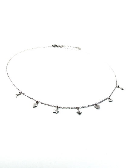 Collana con varietà dì ciondoli