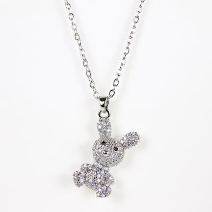 Ciondolo Coniglietto cristallina