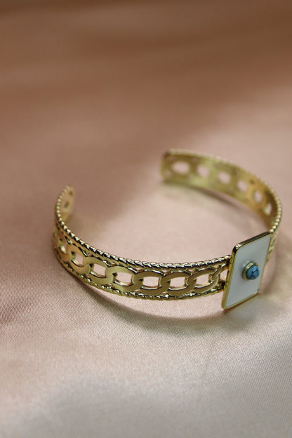 Bracciale in acciaio egiziano