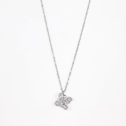 Ciondolo Quandrifolio Cristallino portafortuna