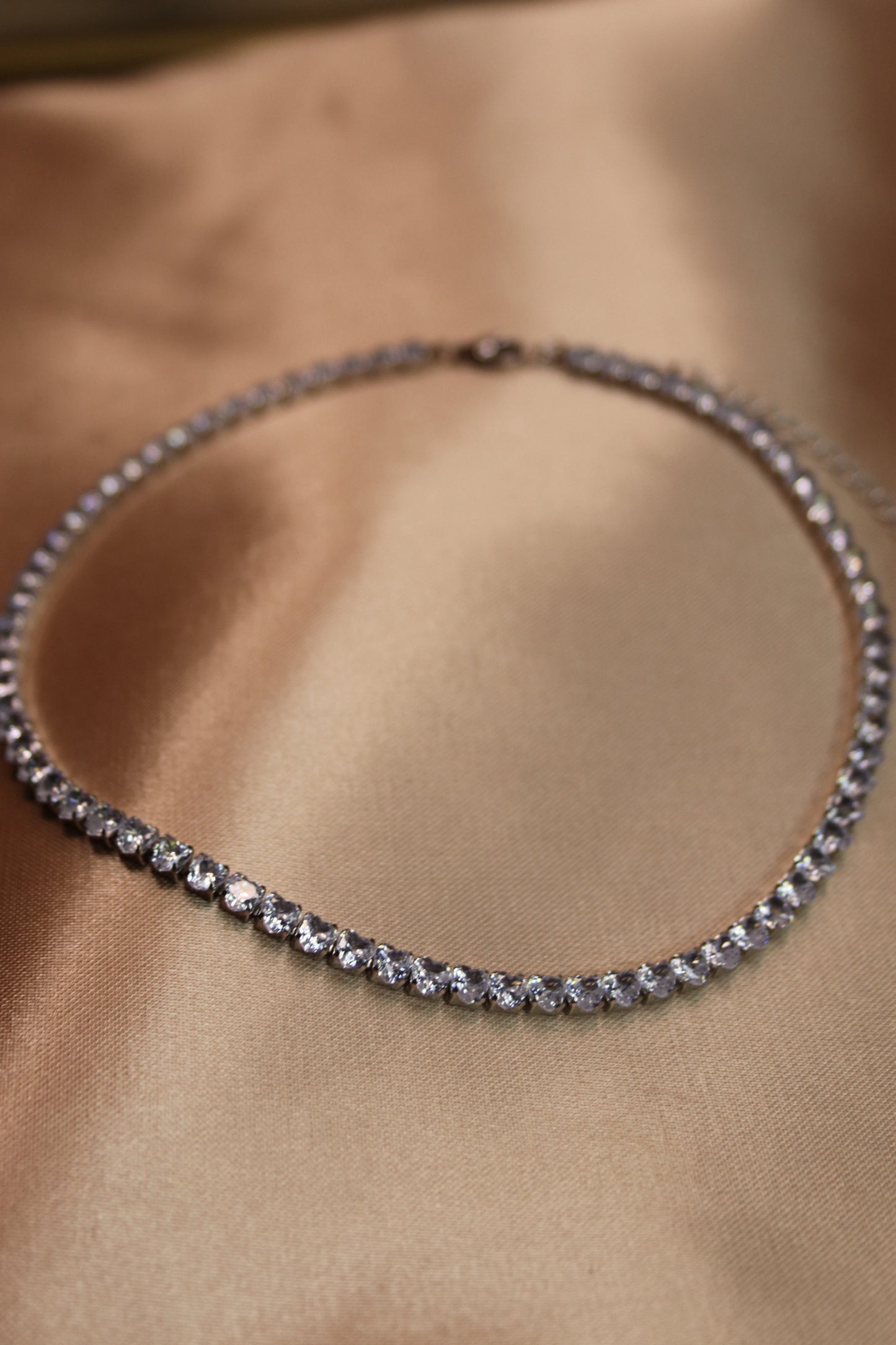 Collana a diamanti a cuore