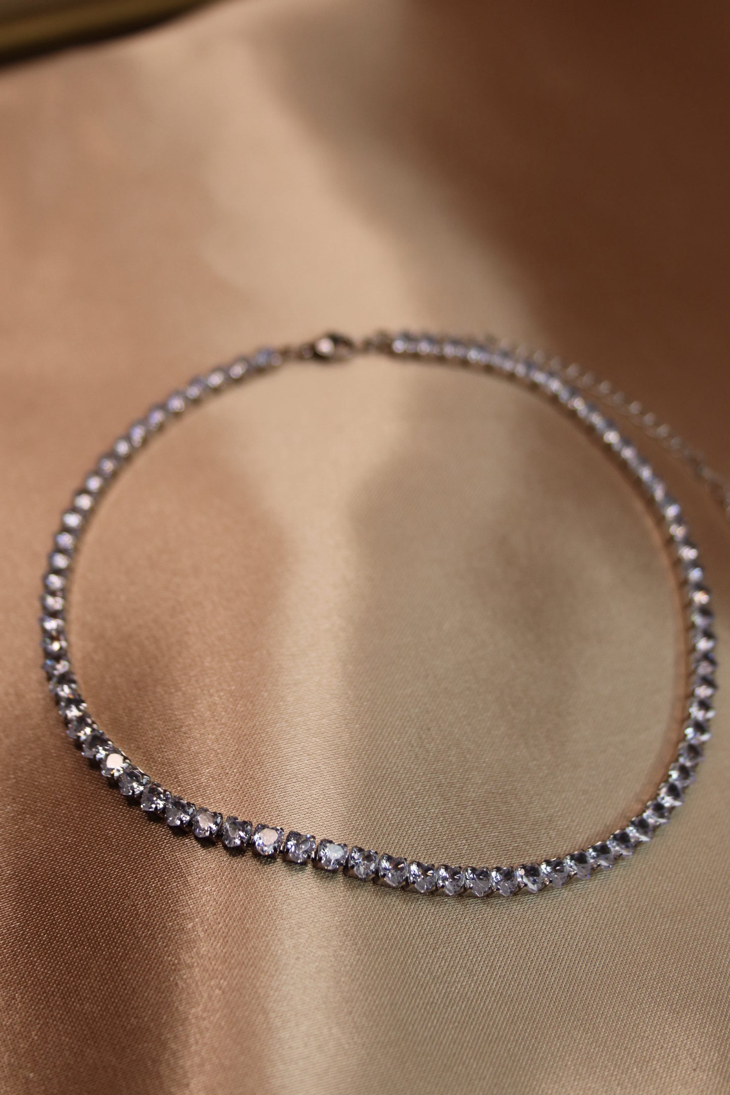 Collana a diamanti a cuore