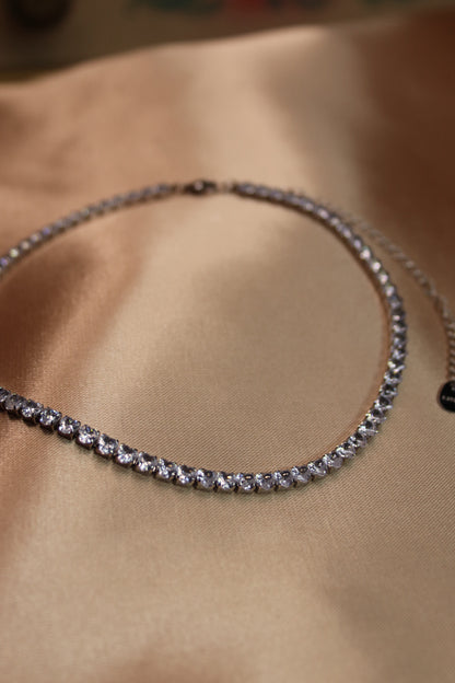 Collana a diamanti a cuore