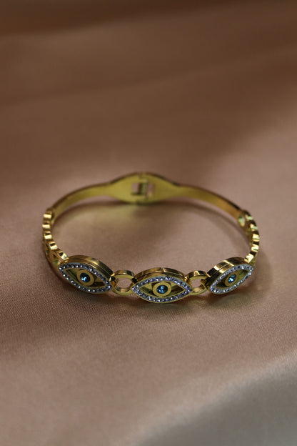 Bracciale di occhi di Fatima diamantato
