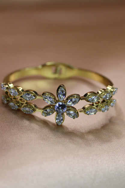 Braccialetti a fiori diamantati